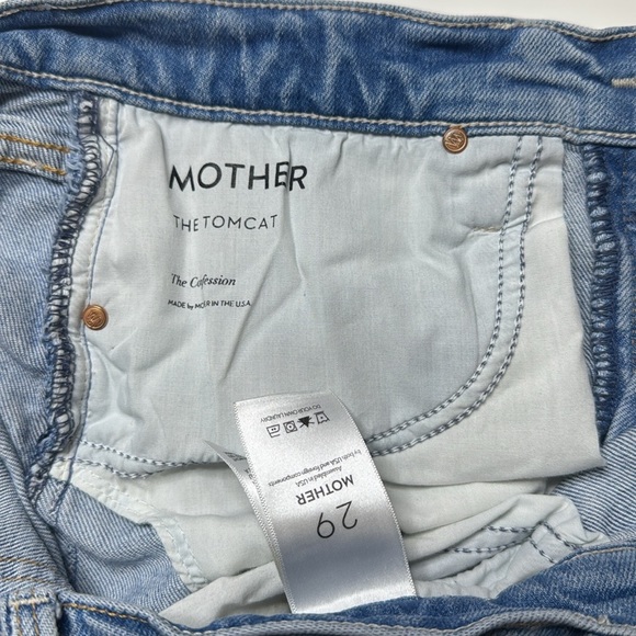 MOTHER The Tomcat Distressed Straight Leg Jeans size 29 - Picture 9 of 12